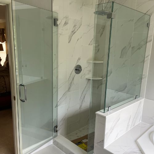 Frameless Door Panel and Return Clips  Image